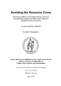 Avoiding the Resource Curse