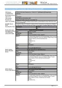 CTRI Trial Data