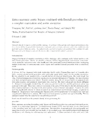 Extra-Anatomic Aortic Bypass Combined with Bentall Procedure
