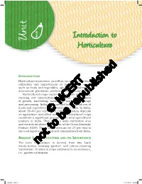 Introduction to Horticulture 3