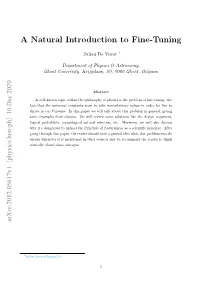 A Natural Introduction to Fine-Tuning