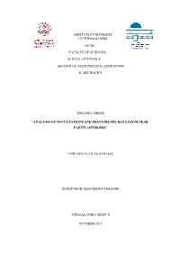 ARISTOTLE UNIVERSITY of THESSALONIKI (Auth) FACULTY