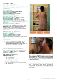 Largometrajes 2011 Feature Films
