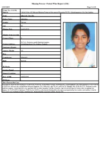 Missing Person - Period Wise Report (CIS) 12/09/2019 Page 1 of 38