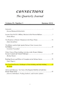 "The View from Kosovo: Challenges to Peace-Building and State-Building