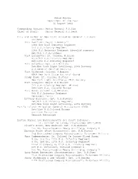 Union Forces Department of the East 31 August 1864