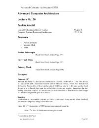 Advanced Computer Architecture Lecture No. 30