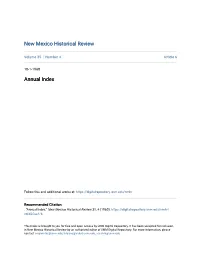 Annual Index
