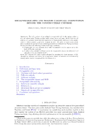 Recognizable Sets and Woodin Cardinals: Computation Beyond the Constructible Universe