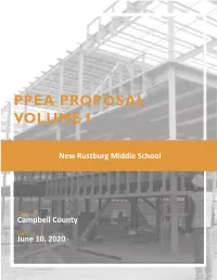 Rustburg MS PPEA Proposal