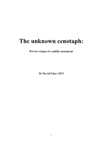 The Unknown Cenotaph