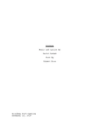 TOOTSIE Script 12-14-19 FINAL BWAY