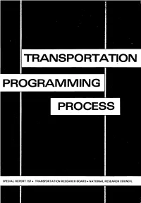 Transportation Programming Process*