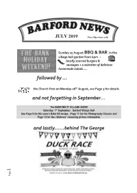 1 Followed by … and Not Forgetting in September… And