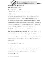 Billing Code 4810-Al Department