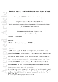 Influence of WFIKKN1 on BMP1-Mediated Activation of Latent
