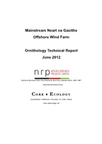 Mainstream Neart Na Gaoithe Offshore Wind Farm Ornithology Technical