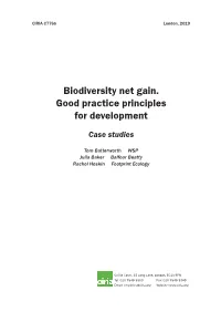 Biodiversity Net Gain. Good Practice Principles for Development