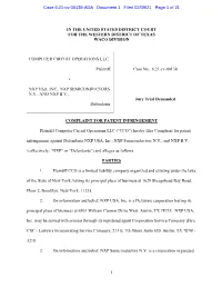 Case 6:21-Cv-00138-ADA Document 1 Filed 02/09/21 Page 1 of 21