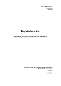 Depleted Uranium