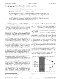 Imaging Properties of a Metamaterial Superlens