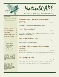 Phlox Certificate in Native Plants Program Graduate