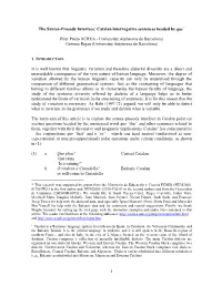 Catalan Interrogative Sentences Headed by Que*