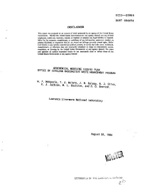 Geochemical Modeling
