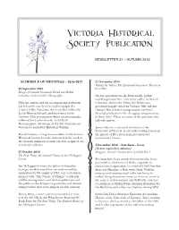 Newsletter 47 ~ Autumn 2016