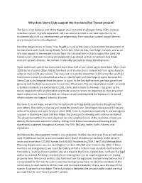 Why Does Sierra Club Support the Honolulu Rail Transit Project?
