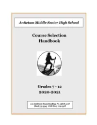 Course Selection Guide 2020-2021