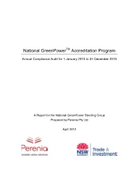 Greenpower 2010 Annual Audit Report FINAL.Pdf