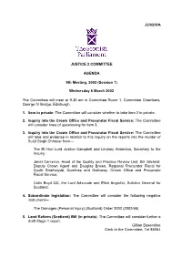 J2/02/9/A Justice 2 Committee