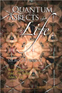 Quantum Aspects of Life / Editors, Derek Abbott, Paul C.W