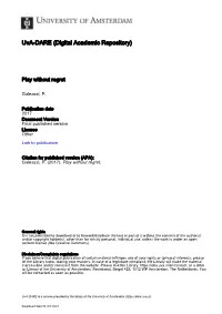 Thesis Come from the Following Works