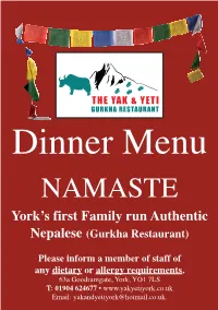 York's First Family Run Authentic