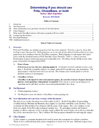 Determining If You Should Use Fritz, Chessbase, Or Both Author: Mark Kaprielian Revised: 2015-04-06