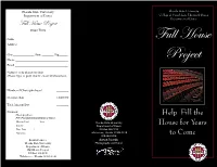 Full House Project Order Form