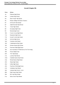 2019 - Overall Chapter