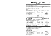 Doomben Form Guide