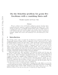 On the Schottky Problem for Genus Five Jacobians with a Vanishing Theta Null