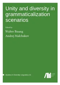 Unity and Diversity in Grammaticalization Scenarios