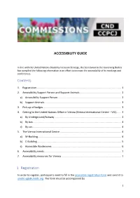 Accessibility Guide for Meeting Participants