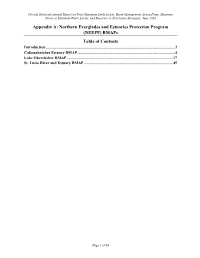 Appendix A: Northern Everglades and Estuaries Protection Program (NEEPP) Bmaps Table of Contents Introduction