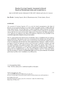 Beaches Carrying Capacity Assessment in Kuwait Based on Photointerpretation and Ground Survey