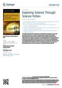 Exploring Science Through Science Fiction Series: Science and Fiction