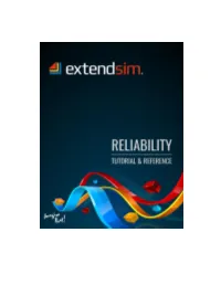 Extendsimreliability.Pdf