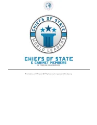 Information As of 1 November 2019 Has Been Used in Preparation of This Directory