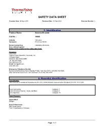 Safety Data Sheet