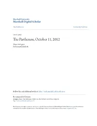 The Parthenon, October 11, 2012
